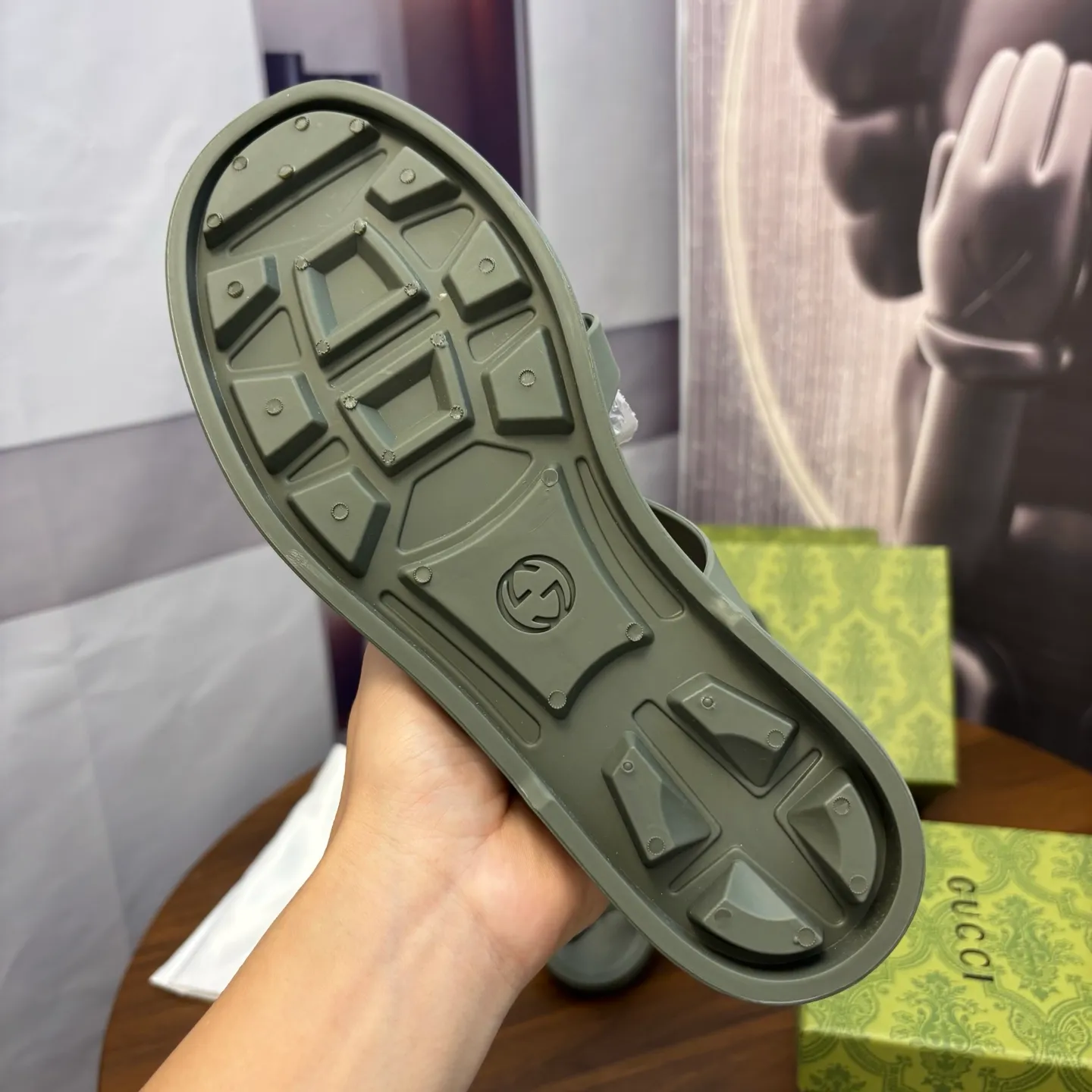 Men's shoes 260💰 [Gucci] Counter quality, top-quality original goods, real photos! Original TPU material, fine workmanship, comfortable; genuine 1:1 replica Size: 36 ~ 46